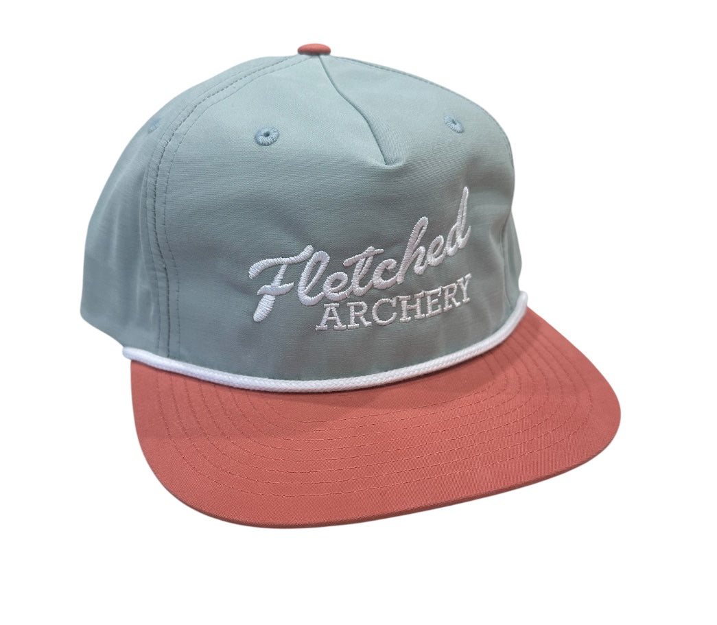 Coral Bill Rope Hat- Script