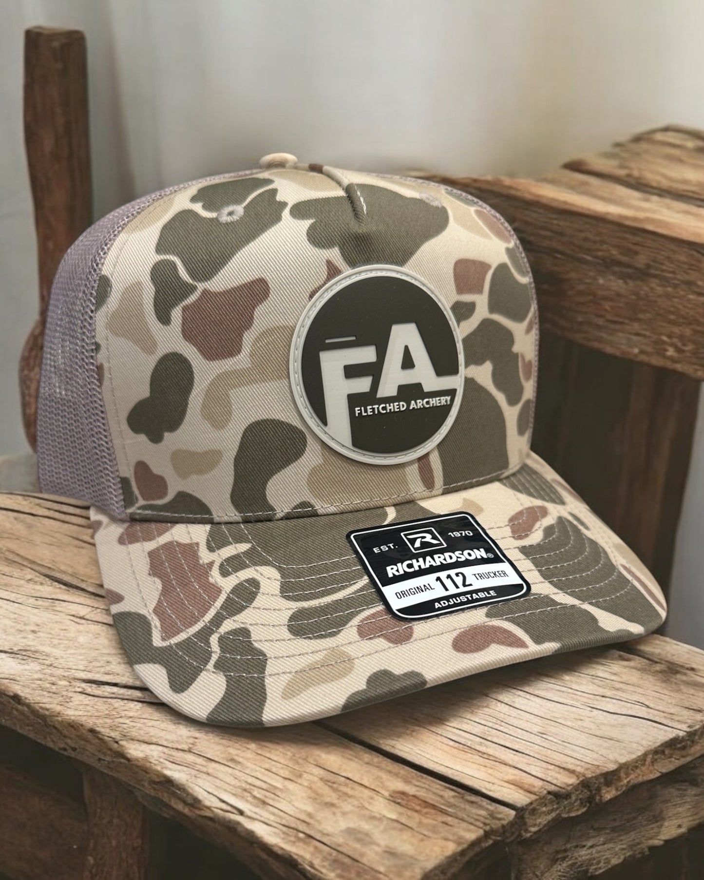 Harvest Camo Richardson 112 Hat- PVC Patch