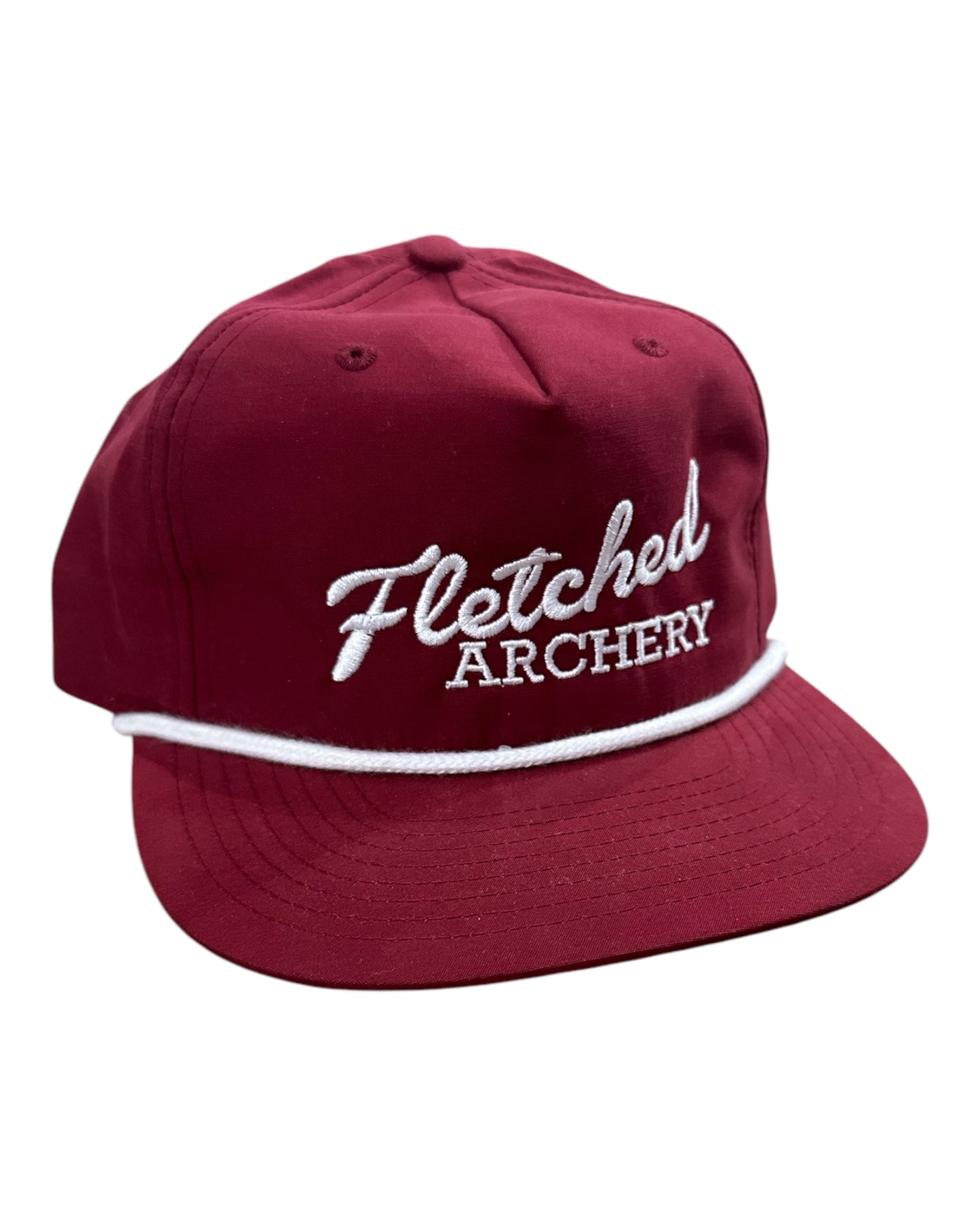 Maroon Richardson 256 Rope Hat- Script
