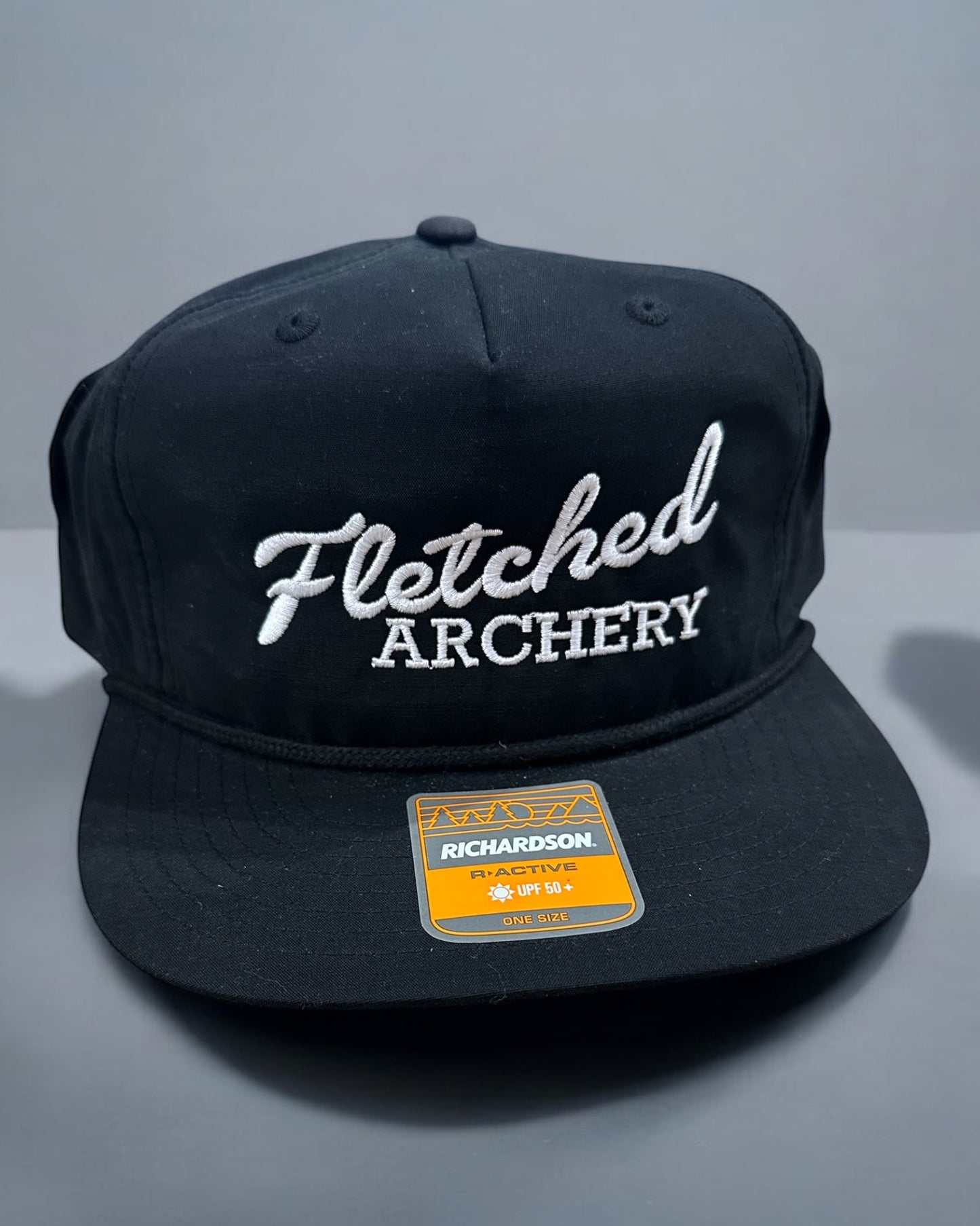 Black Richardson 256 Rope Hat- Script