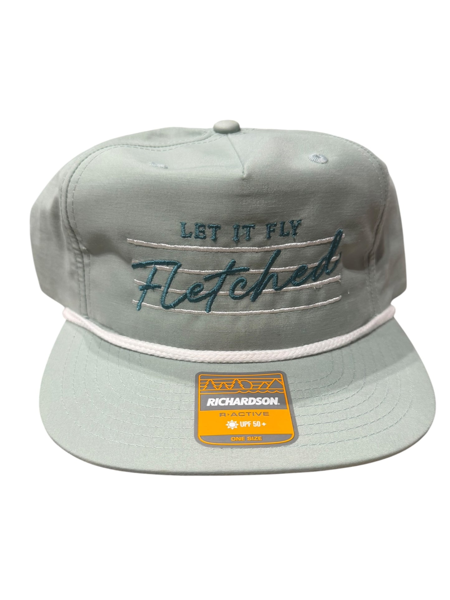 Richardson 256 Mint Rope Hat- Embroidered