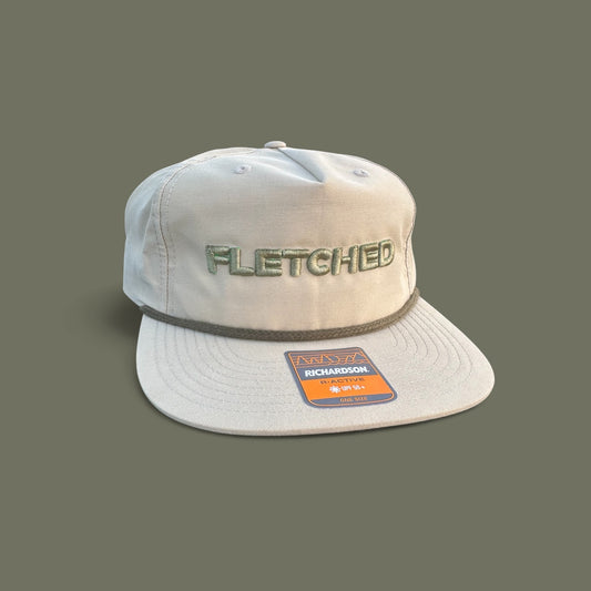Decky Rope Hat- Puffed Script