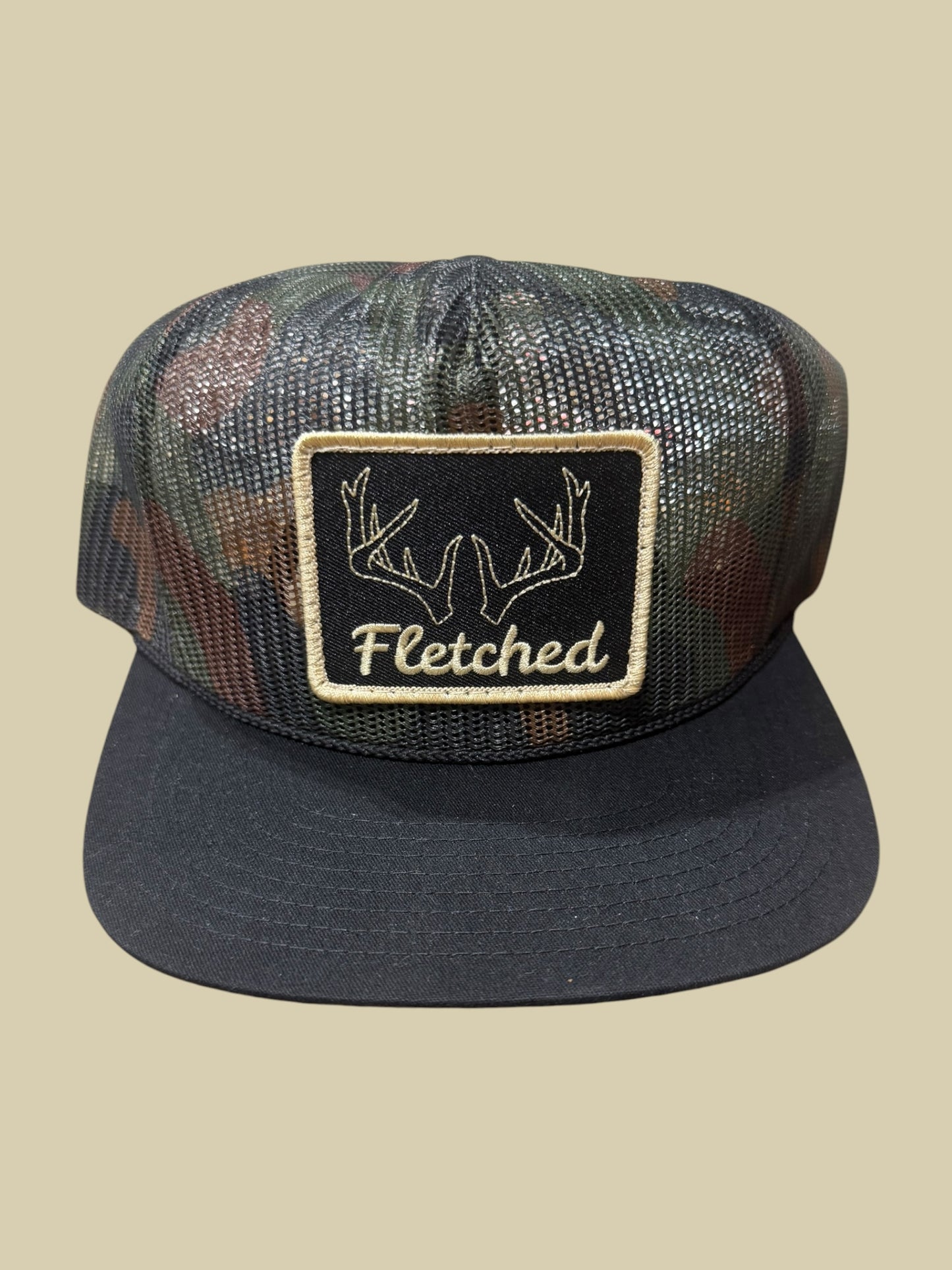 Camo Vented Embroidered Patch