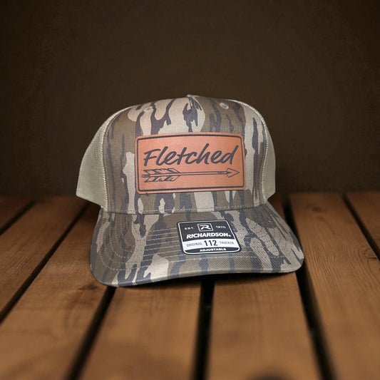 Original Bottomland Richardson 112 Hat- Leather Patch