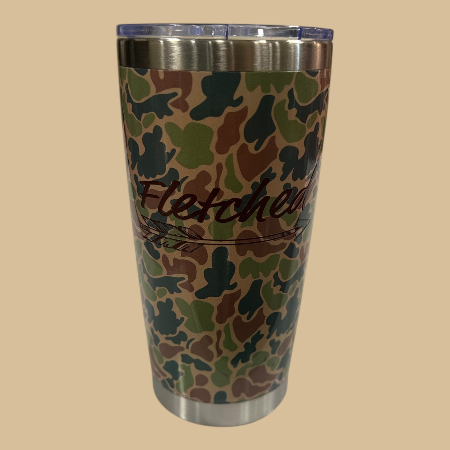 Green Camo Tumbler Cup