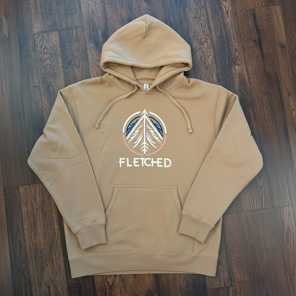 Tan OG logo Hoodie