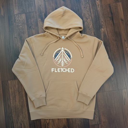 Tan OG logo Hoodie