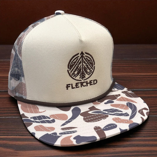 Kids Camo Bill Vented Hat