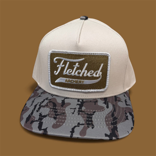 Tree Bark Camo Bill Embroidered Patch